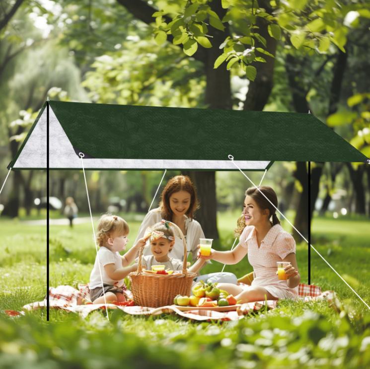 Gambar produk FIMO Kain Terpal Tenda PE Anyaman Waterproof Military Grade Shade 2x3M - FM-33M