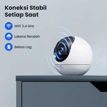 Gambar produk EZVIZ Kamera CCTV PTZ WiFi Smart IP Camera AI Tracking 3K 5MP - H6