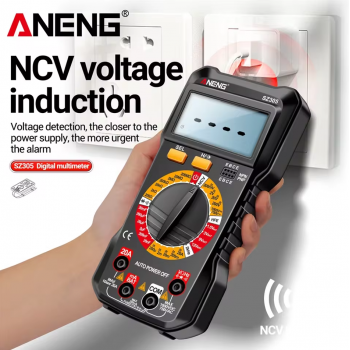 Gambar produk ANENG Digital Multimeter Voltage Tester 1999 Count NCV Triode - SZ305