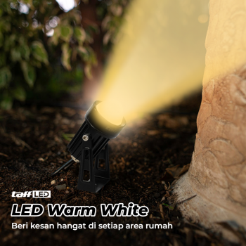 Gambar produk TaffLED Lampu Sorot LED Outdoor Spotlight Beam Waterproof Warm White 3W - YY3