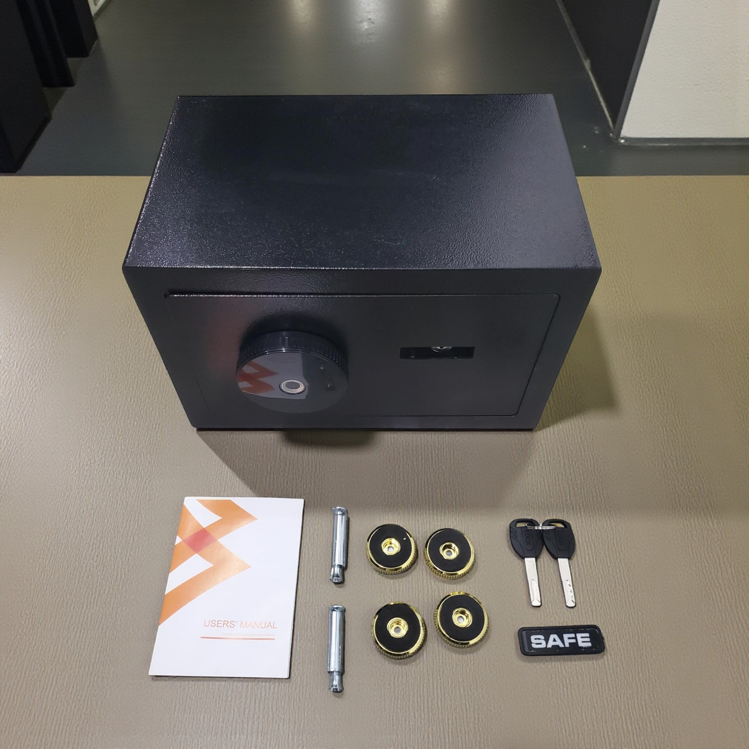 Gambar produk DAYI Kotak Brankas Fingerprint Anti Theft Safety Box 31x20x20cm - DY-20