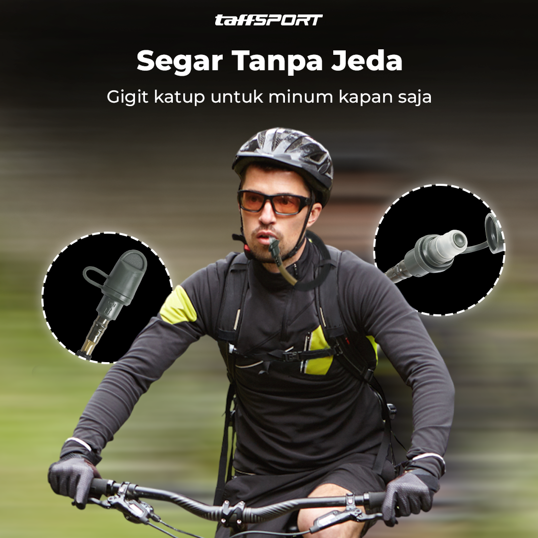 Gambar produk TaffSPORT Kantong Air Minum Water Bladder Hydration Pack BPA Free 3L - Y8