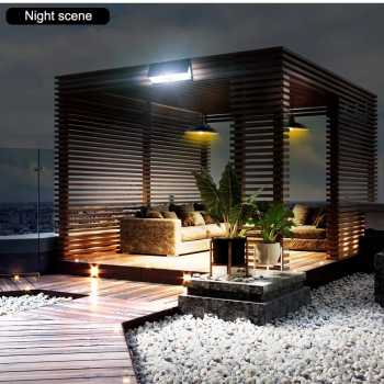 Gambar produk AMARYLLIS Lampu Dinding Solar Sensor Outdoor Waterproof 190 LED - AM190