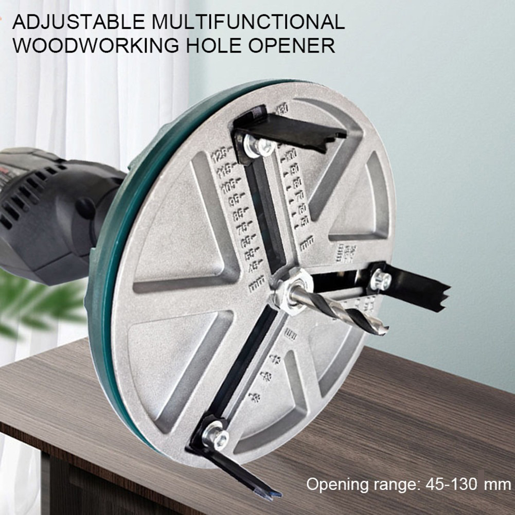 FMA Adjustable Woodworking Cutting Tools Hole Opener 45-130mm - FM-45-13 Gambar produk FMA Adjustable Woodworking Cutting Tools Hole Opener 45-130mm - FM-45-13