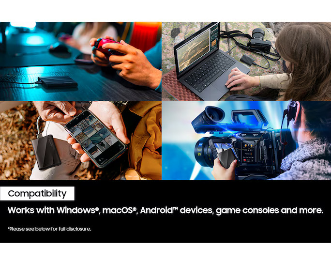 Gambar produk Samsung Portable SSD T9 USB 3.2 Gen 2x2 2TB