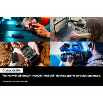 Gambar produk Samsung Portable SSD T9 USB 3.2 Gen 2x2 2TB