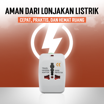 Gambar produk USBO Universal Travel Adaptor Colokan Charger Adapter 13A - 931L