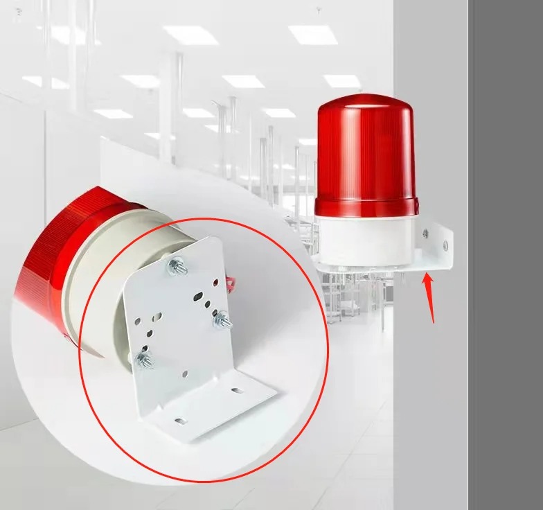 Gambar produk NANYI Warning Light Rotary Lamp LED Alarm Waterproof 220V 10W Silent - LTE-1101J