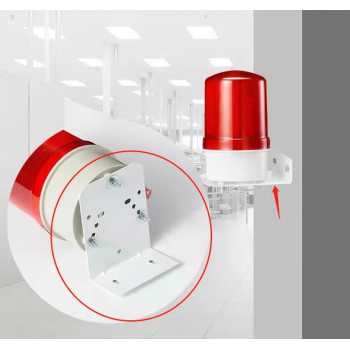 Gambar produk NANYI Warning Light Rotary Lamp LED Alarm Waterproof 220V 10W Silent - LTE-1101J