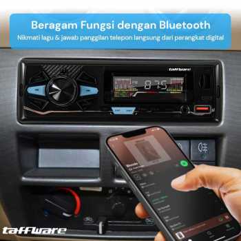 Gambar produk Taffware Tape Mobil Audio MP3 Player Bluetooth Dual USB Hands Free ISO - HL32