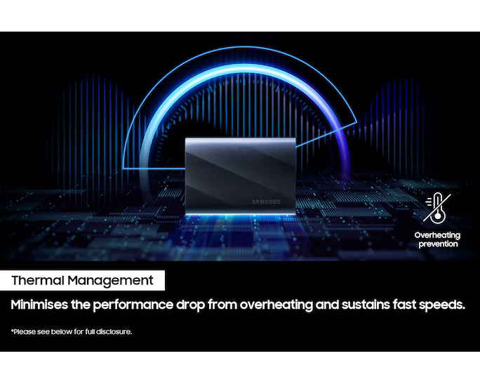 Gambar produk Samsung Portable SSD T9 USB 3.2 Gen 2x2 2TB