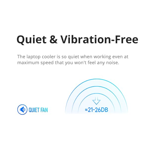 Gambar produk LIANGSTAR Cooling Pad Laptop Gaming Kipas Pendingin 5 Fan RGB 17.3Inch - LS50