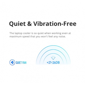 Gambar produk LIANGSTAR Cooling Pad Laptop Gaming Kipas Pendingin 5 Fan RGB 17.3Inch - LS50