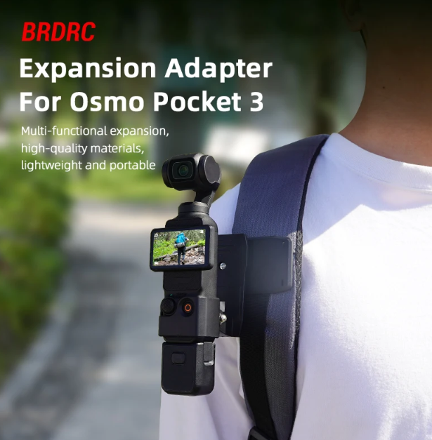 BRDRC Frame Adapter Expansion Mount Holder Tripod DJI OSMO Pocket 3 - BR1 Gambar produk BRDRC Frame Adapter Expansion Mount Holder Tripod DJI OSMO Pocket 3 - BR1