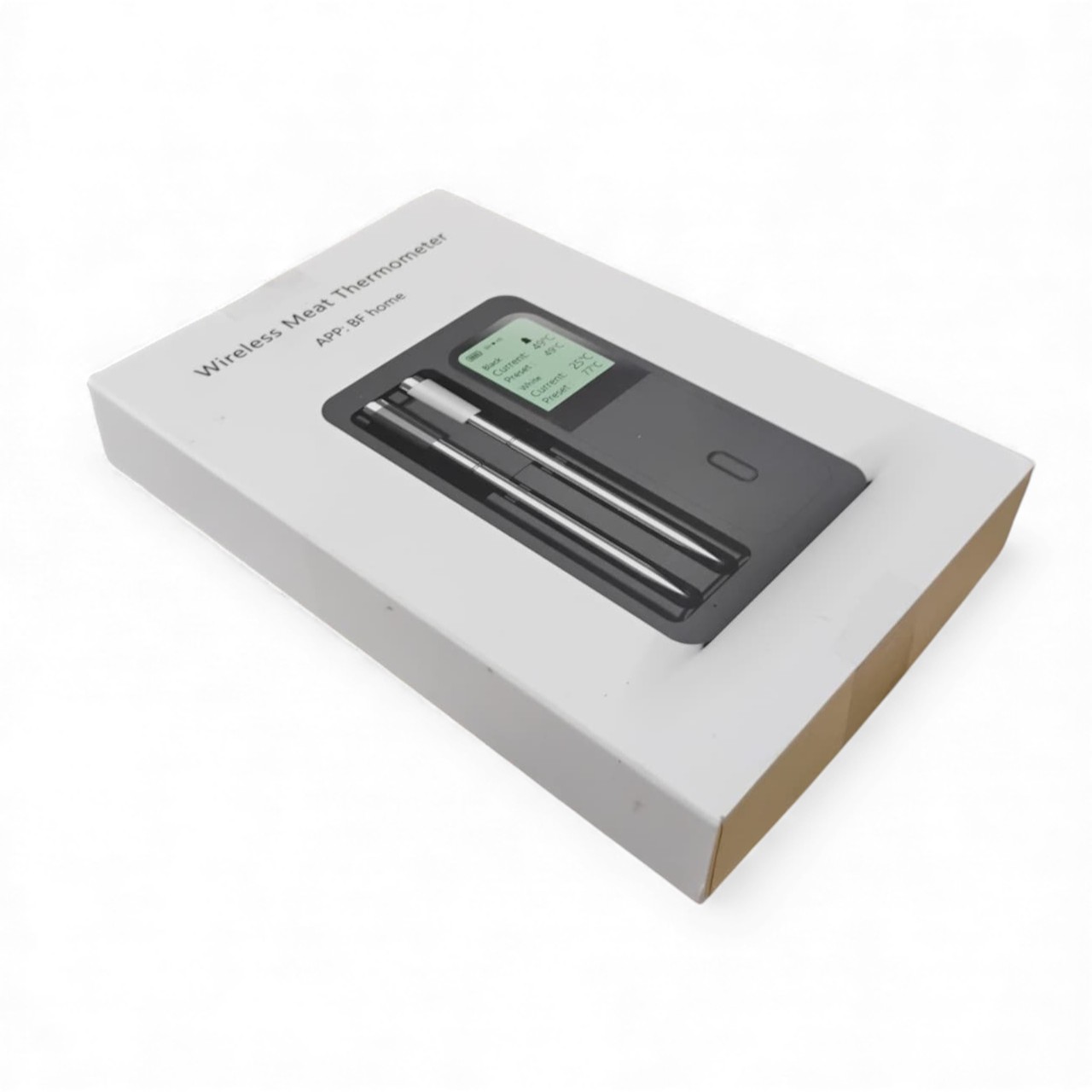 BFOUR Termometer Makanan Digital Daging BBQ Bluetooth Screen 2 Probe - BF-40 Gambar produk BFOUR Termometer Makanan Digital Daging BBQ Bluetooth Screen 2 Probe - BF-40