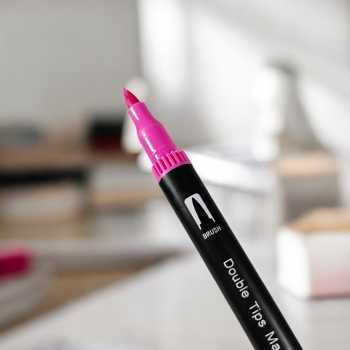 Gambar produk Kolorowy Spidol Double Head Drawing Pen Fine Art Watercolor Set 48 Color - MKB