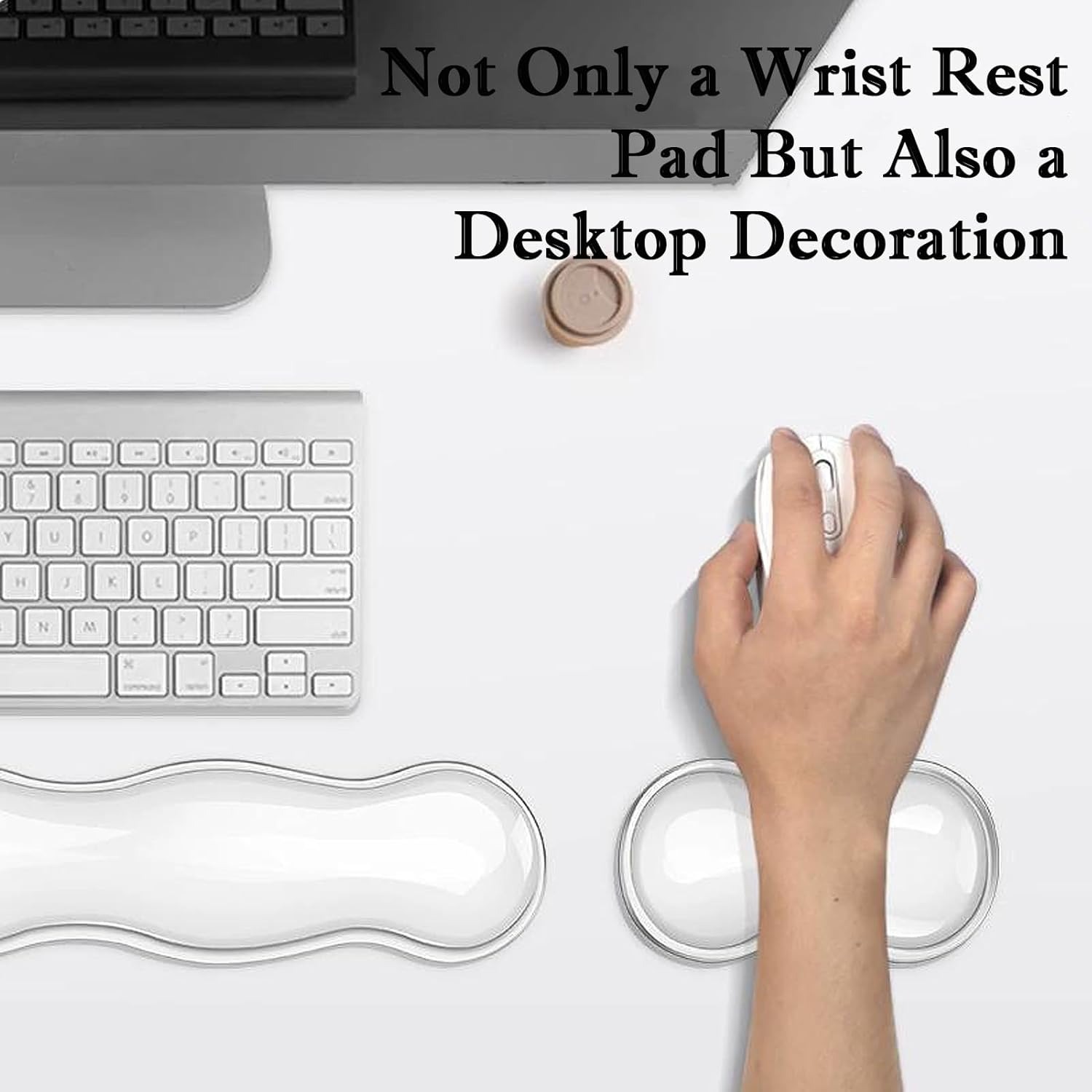 Gambar produk KEPUTA Sandaran Tangan Keyboard Wrist Rest Cool Silicone Gel - KP-36