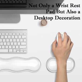 Gambar produk KEPUTA Sandaran Tangan Keyboard Wrist Rest Cool Silicone Gel - KP-36