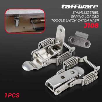 Gambar produk Taffware Kaitan Peti Grendel Koper Spring Lock Buckle Stainless Steel - J108