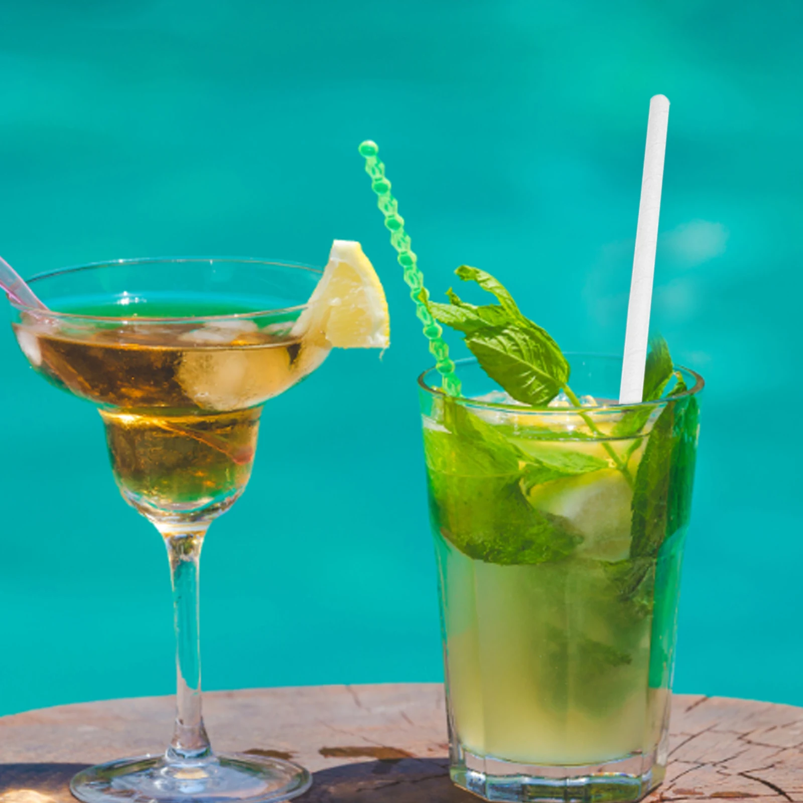 Gambar produk ALO Sedotan Kertas 3 Lapis Disposable Paper Straws 10x197mm 100 PCS - A10