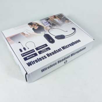 Gambar produk CLOVEY Wireless Lavalier Lapel Microphone 6.35mm Adapter 2.4GHz 2 Mic - SI09