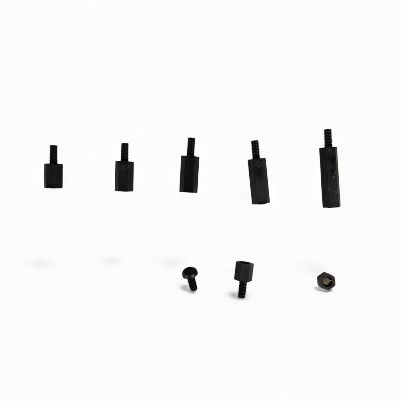 Gambar produk XHHD Set Stand Off Spacer Kit Hex Plastik Nilon M3 180 PCS - M3