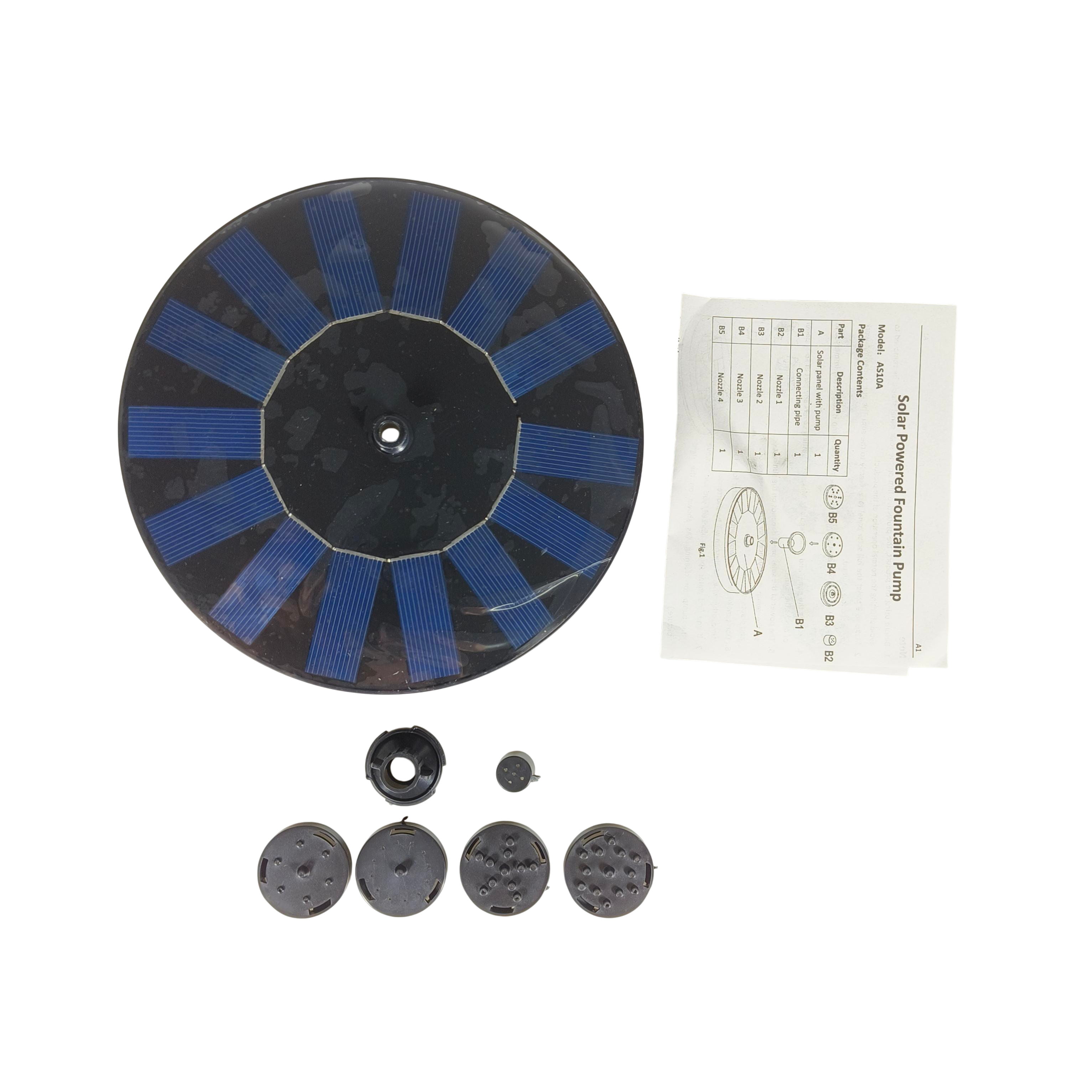 Gambar produk LeKing Air Mancur Kolam Tenaga Surya Solar Water Fountain - AS10A