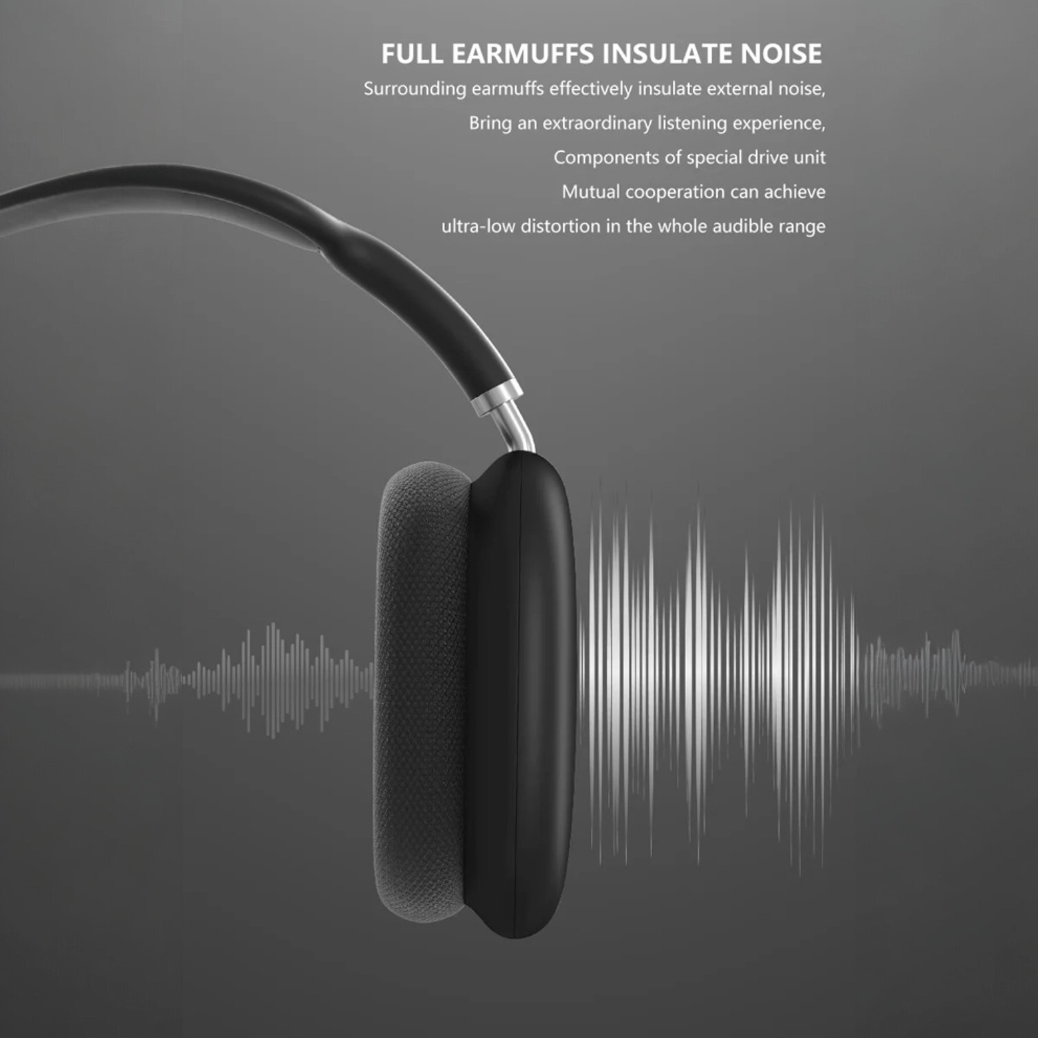 LEROBO Headphone Bluetooth 5.1 HiFi Subwoofer Noise Reduction 150mAh - P9 Gambar produk LEROBO Headphone Bluetooth 5.1 HiFi Subwoofer Noise Reduction 150mAh - P9