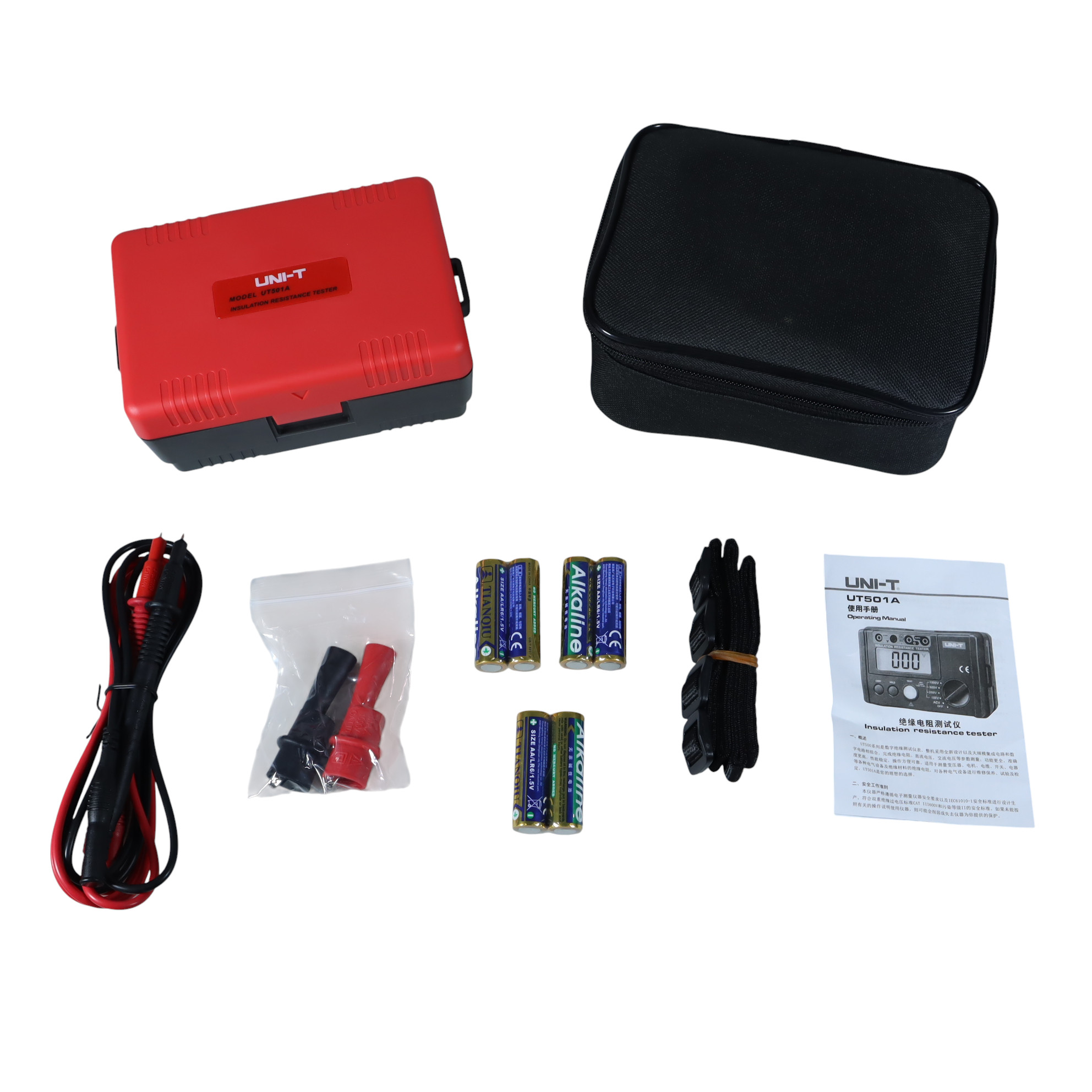 UNI-T Digital Insulation Resistance Voltage Tester 100-1000 V - UT501A Gambar produk UNI-T Digital Insulation Resistance Voltage Tester 100-1000 V - UT501A