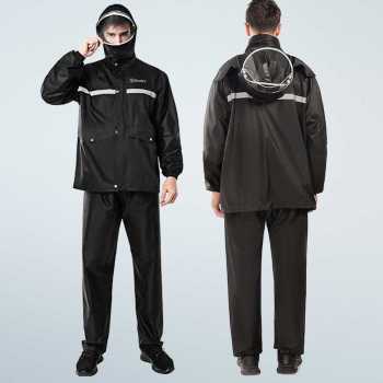Gambar produk Rhodey Jas Hujan Setelan Motor Nano Polyester Waterproof Raincoat XXXL - 7508