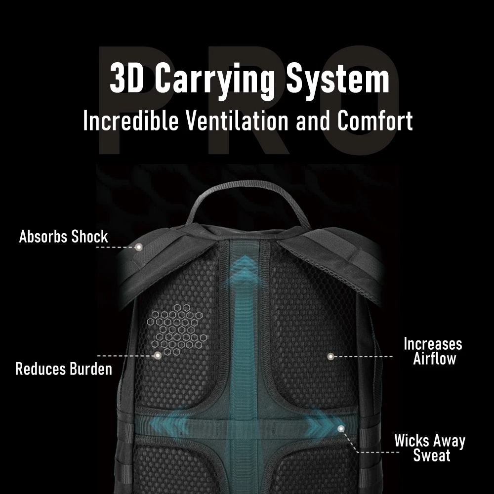 Gambar produk NITECORE Tas Ransel Laptop 15.6 Inch 500D Cordura MOLLE System 23L - BP23 PRO
