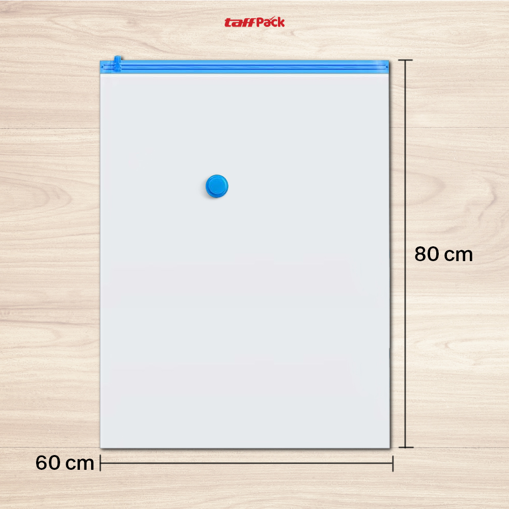 TaffPACK Kantong Plastik Vakum Pakaian Multifungsi Vacuum Bag 1 PCS 60x80cm - YK-1000 Gambar produk TaffPACK Kantong Plastik Vakum Pakaian Multifungsi Vacuum Bag 1 PCS 60x80cm - YK-1000