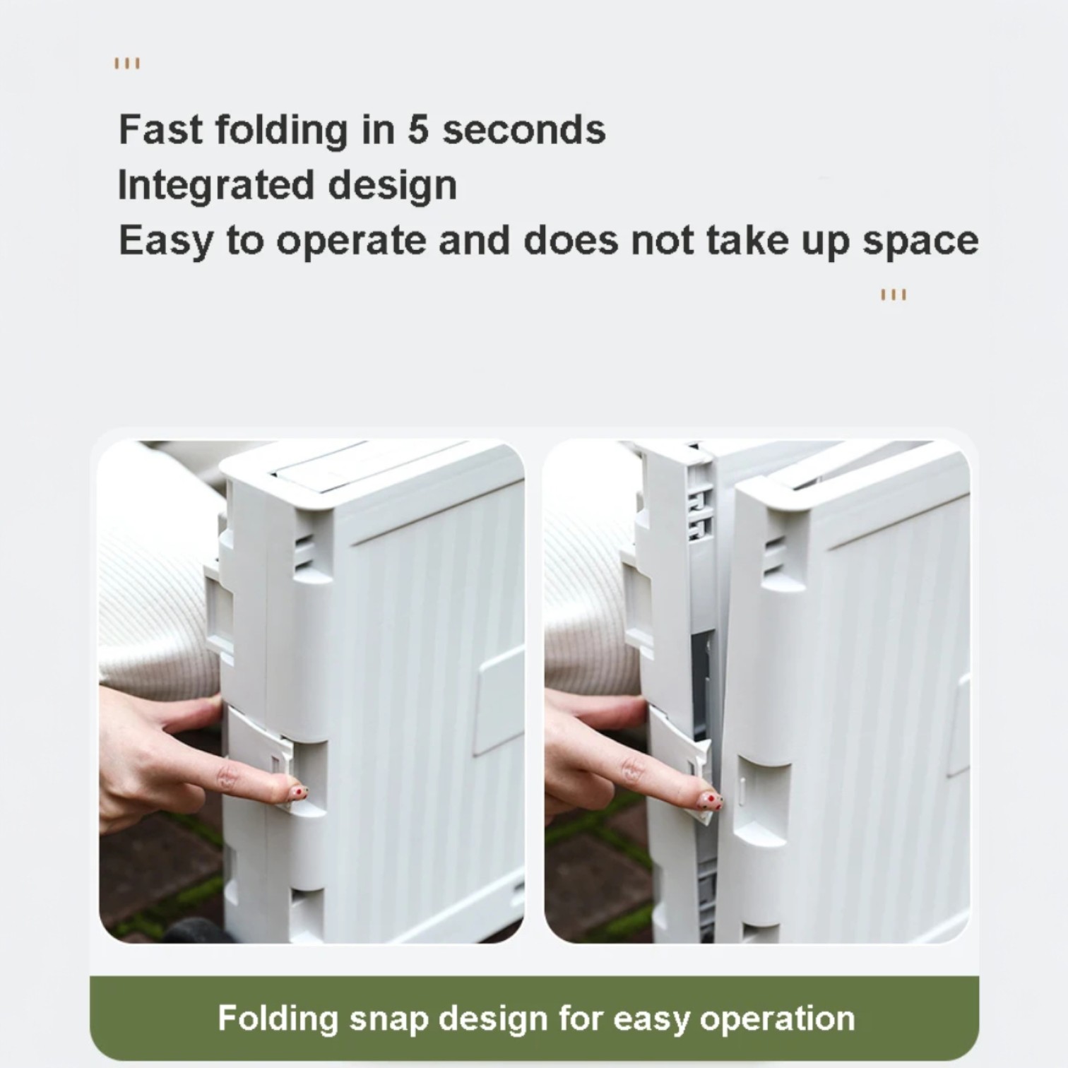 FURNIBOX Troli Belanja Lipat 2 Roda Folding Storage Box 34x35x38cm - FR-06 Gambar produk FURNIBOX Troli Belanja Lipat 2 Roda Folding Storage Box 34x35x38cm - FR-06