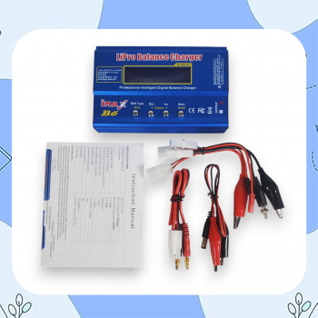 Gambar produk IMAX B6 Charger Baterai Drone Li-Po Li-ion Li-Fe Ni-Cd Polymer LCD 80W
