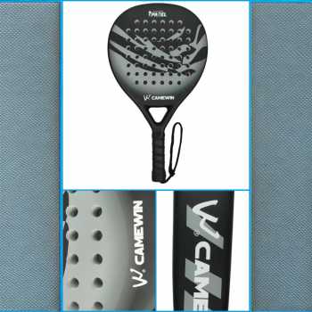 Gambar produk CAMEWIN Raket Padel Teardrop Carbon Fiber 3.8cm Thickness 365g - 4014