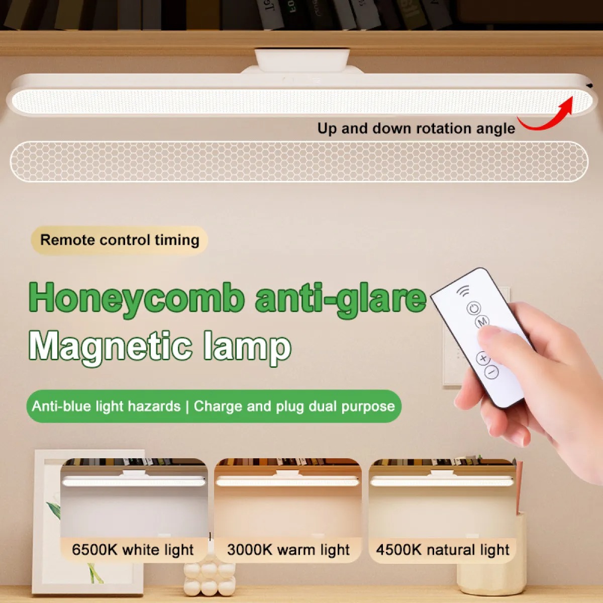 NOVELY Lampu Tempel Magnetic LED 3in1 Color 1200mAh 42cm with Remote - NV-42 Gambar produk NOVELY Lampu Tempel Magnetic LED 3in1 Color 1200mAh 42cm with Remote - NV-42