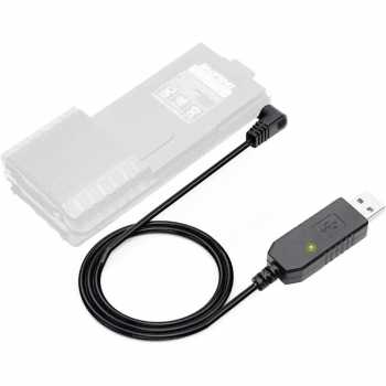 BRAVO Kabel Charger Baterai HT Walkie Talkie USB 2.5mm Baofeng - BR-25