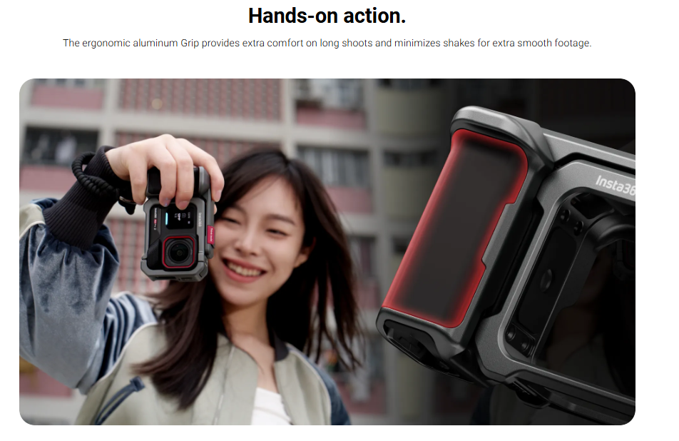 TELESIN StreetGrip Kit Protective Metal Cage Insta360 Ace Pro 1 / 2 - S6-FMS-31-TIS Gambar produk TELESIN StreetGrip Kit Protective Metal Cage Insta360 Ace Pro 1 / 2 - S6-FMS-31-TIS