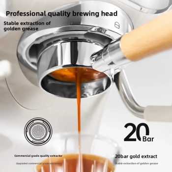 Gambar produk SAOCHI Mesin Kopi Espresso Coffee Maker Frothing Grinding 20 Bar 1560W - 517EA