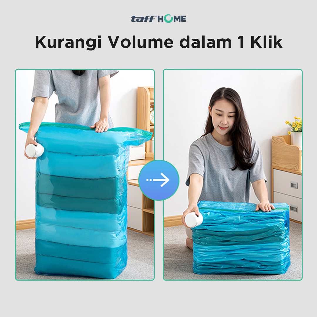 TaffHOME Pompa Vakum Baju Elektrik Vacuum Bag Pump EU 4-5 kPa 55W - GR-204 Gambar produk TaffHOME Pompa Vakum Baju Elektrik Vacuum Bag Pump EU 4-5 kPa 55W - GR-204