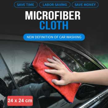 Gambar produk EACHGO Kain Lap Microfiber Lap Pengering Mobil 24x24cm - WJ201