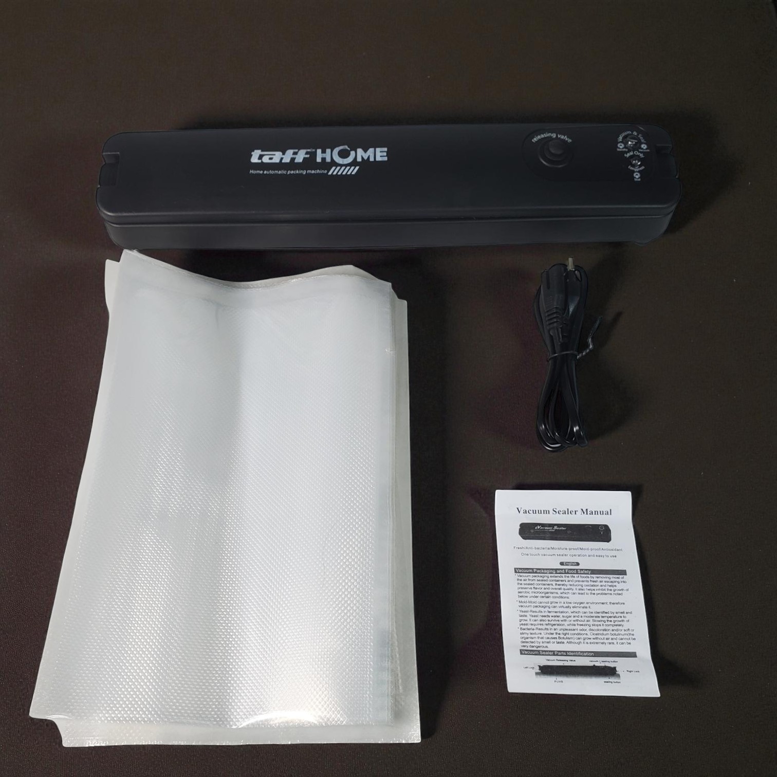 Gambar produk TaffHOME Alat Vakum Makanan Vacuum Sealer Packaging Machine with Bag - YQ-688