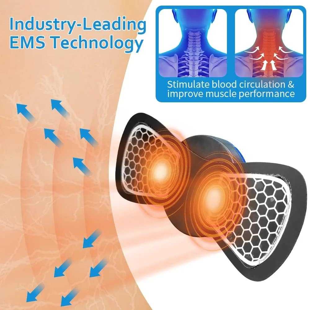 Gambar produk XY Alat Pijat Elektrik Tempel Terapi Leher EMS Electric Massager 1 Pad - XY-669