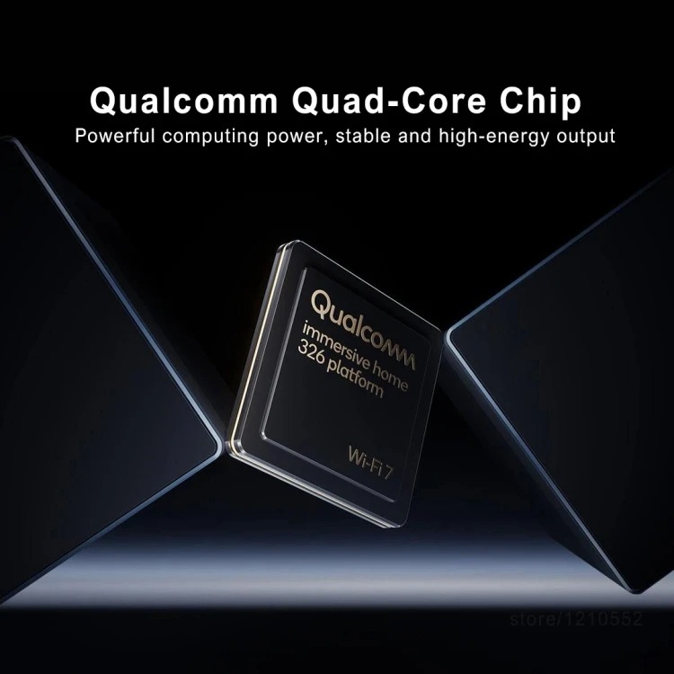 Xiaomi Router WiFi 7 6 Antenna Dual Band Qualcomm 4K QAM OFDMA MLO - BE6500 Gambar produk Xiaomi Router WiFi 7 6 Antenna Dual Band Qualcomm 4K QAM OFDMA MLO - BE6500