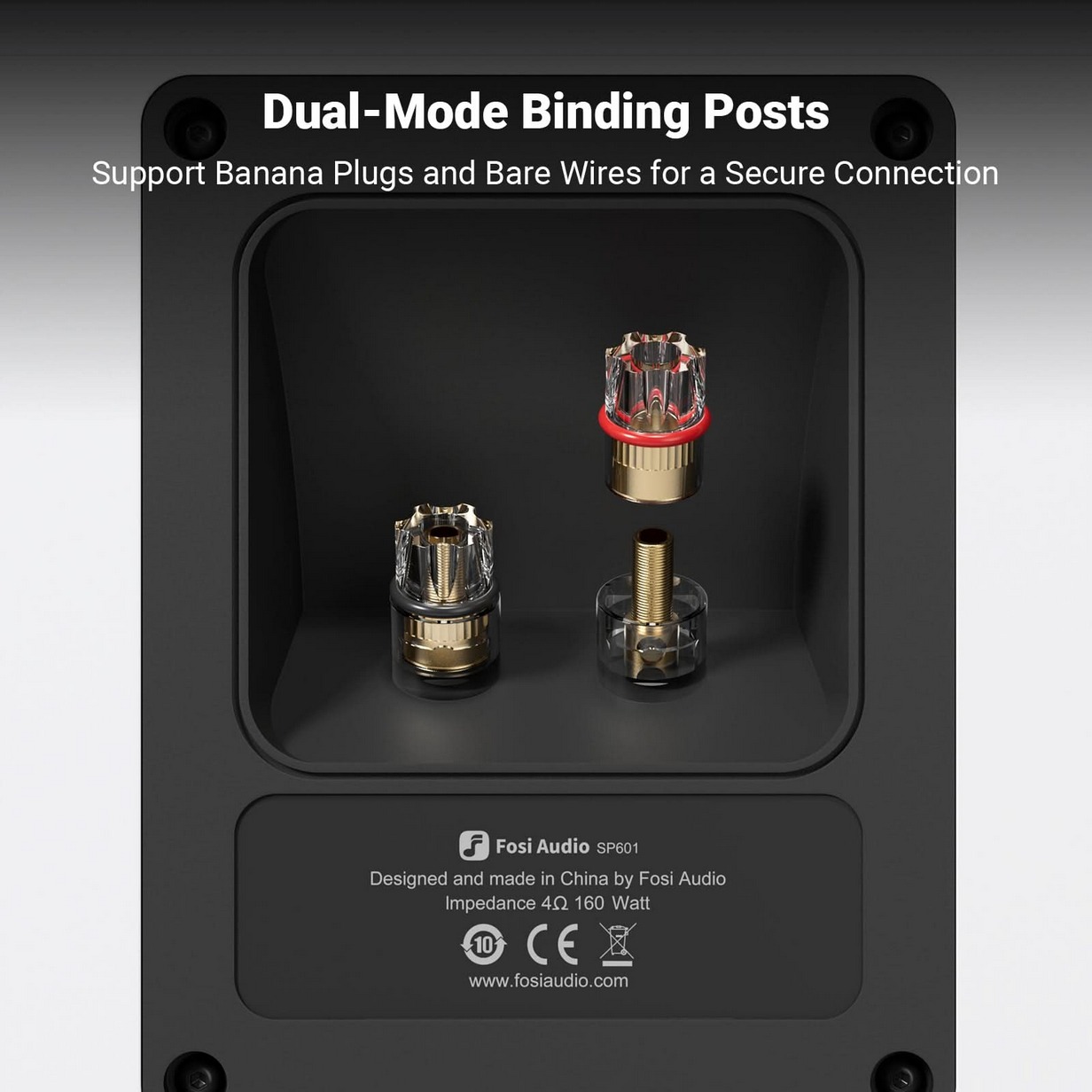 Fosi Audio Passive Bookshelf Speaker 2 Way 6.5 Inch Woofers Inch HiFi - SP601-B Gambar produk Fosi Audio Passive Bookshelf Speaker 2 Way 6.5 Inch Woofers Inch HiFi - SP601-B