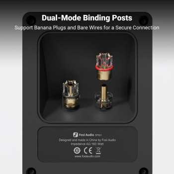 Gambar produk Fosi Audio Passive Bookshelf Speaker 2 Way 6.5 Inch Woofers Inch HiFi - SP601-B