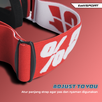 Gambar produk TaffSPORT Kacamata Helm Motor Goggles UV400 Protection Windproof Reflective - UV400