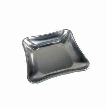 Gambar produk Aihogard Piring Makan Stainless Steel Square Korean Style 13.9cm - AG130
