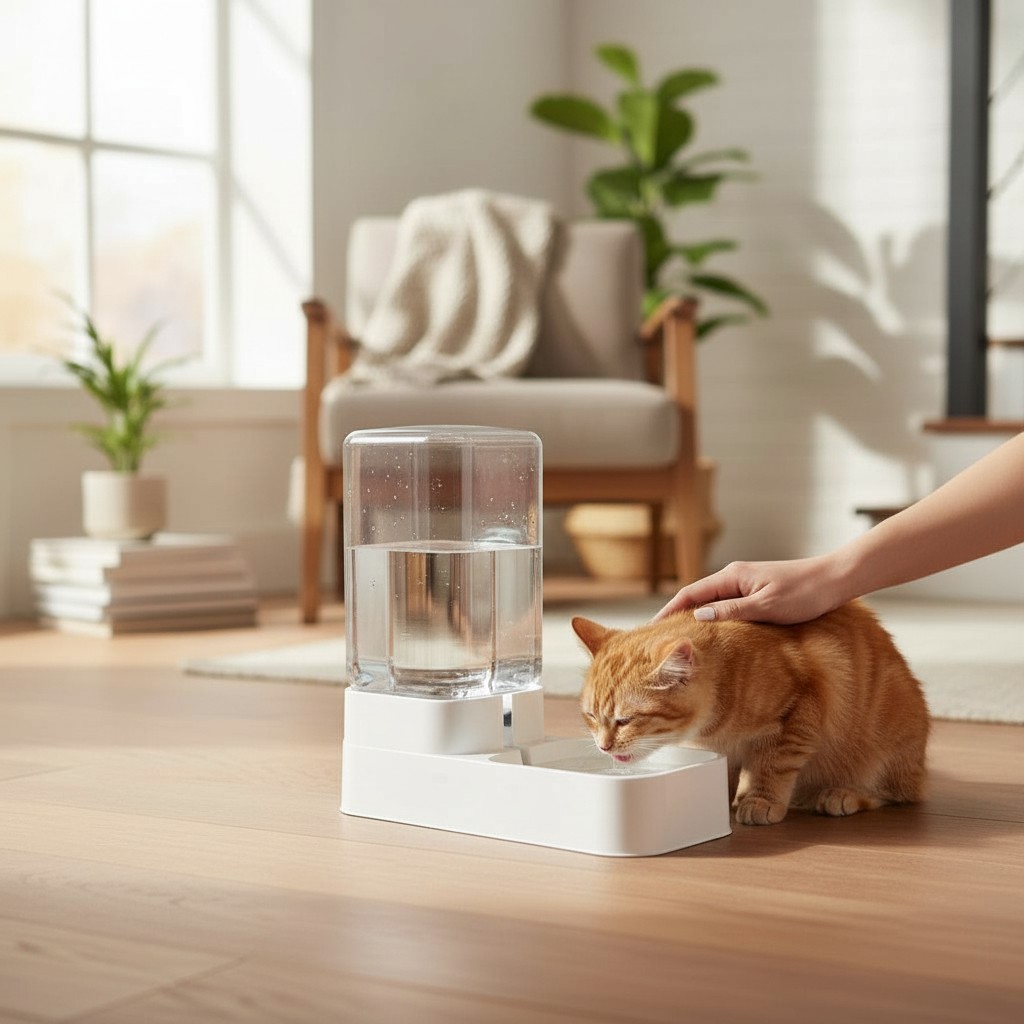 Gambar produk XYNYAN Water Dispenser Tempat Minum Kucing Anjing Otomatis 3.8L - H-38