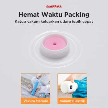 Gambar produk TaffPACK Kantong Plastik Vakum Pakaian Multifungsi Vacuum Bag 1 PCS 100x80cm - FL2